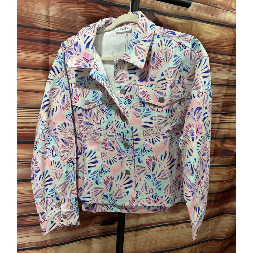 Emily Wonder Pink Shacket unlined sz Small